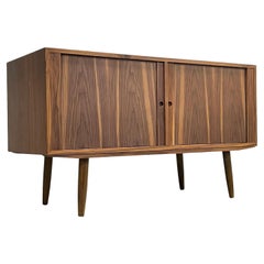 Apartment Sized Mid Century Modern WALNUT CREDENZA / Sideboard by Bruno Hansen