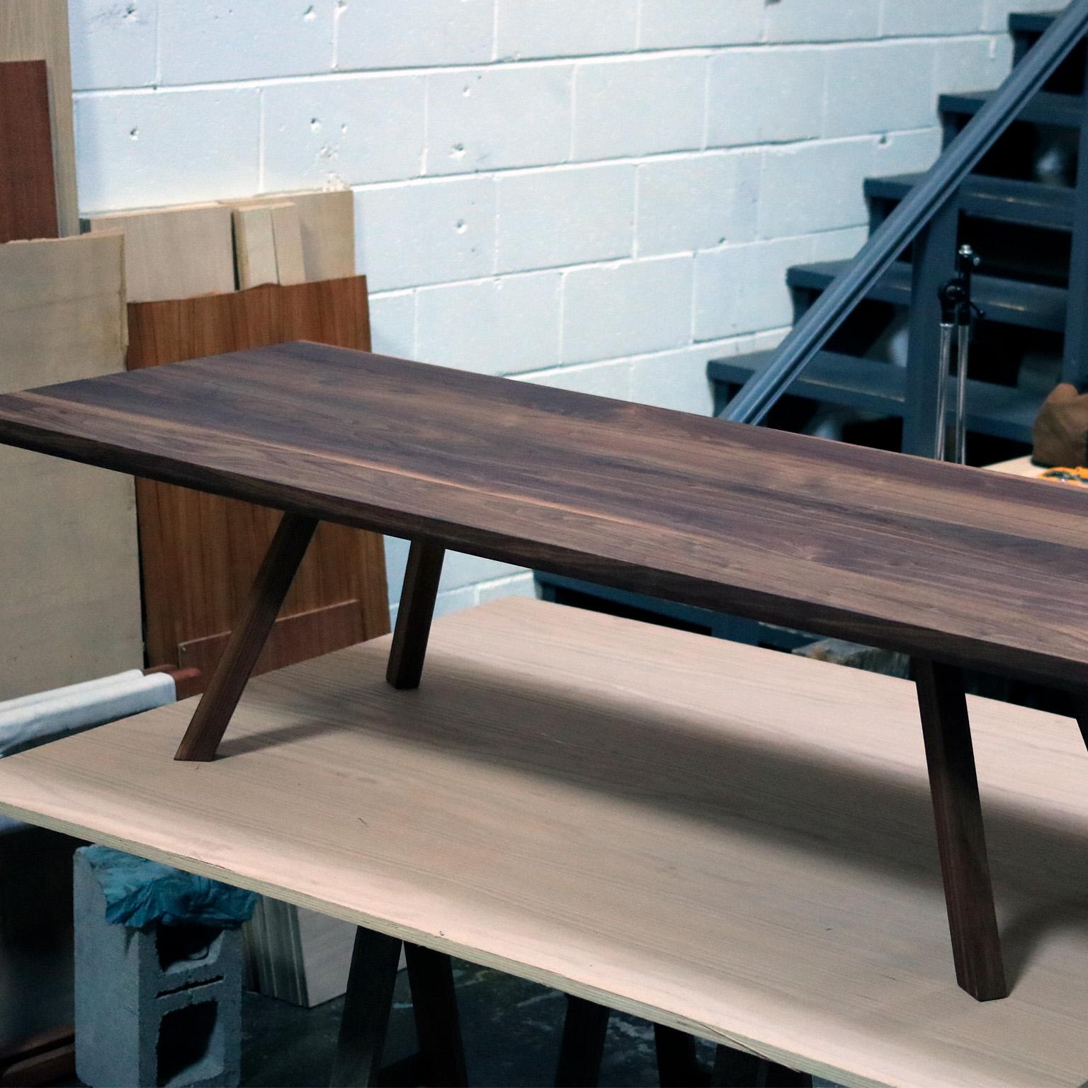 Modern Apate Solid Walnut Coffee Table For Sale