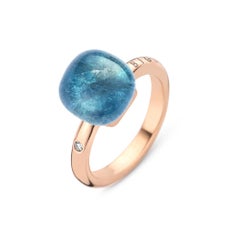 Apatit Ring in 18kt Rose Gold by BIGLI