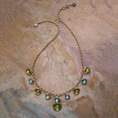 Apatite and Vasonite Necklace