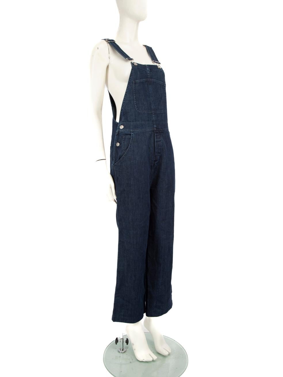 CONDITION is Very good. Minimal wear to jumpsuit is evident. Light discolouration at the top of the front pouch on this used A.P.C. designer resale item. Discolouration may need gentle hand wash contrary to dry clean instructions.
  
  
  
  
  
 