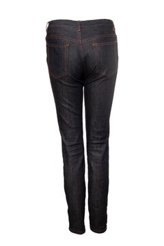 A.P.C., blue jeans with orange stitching