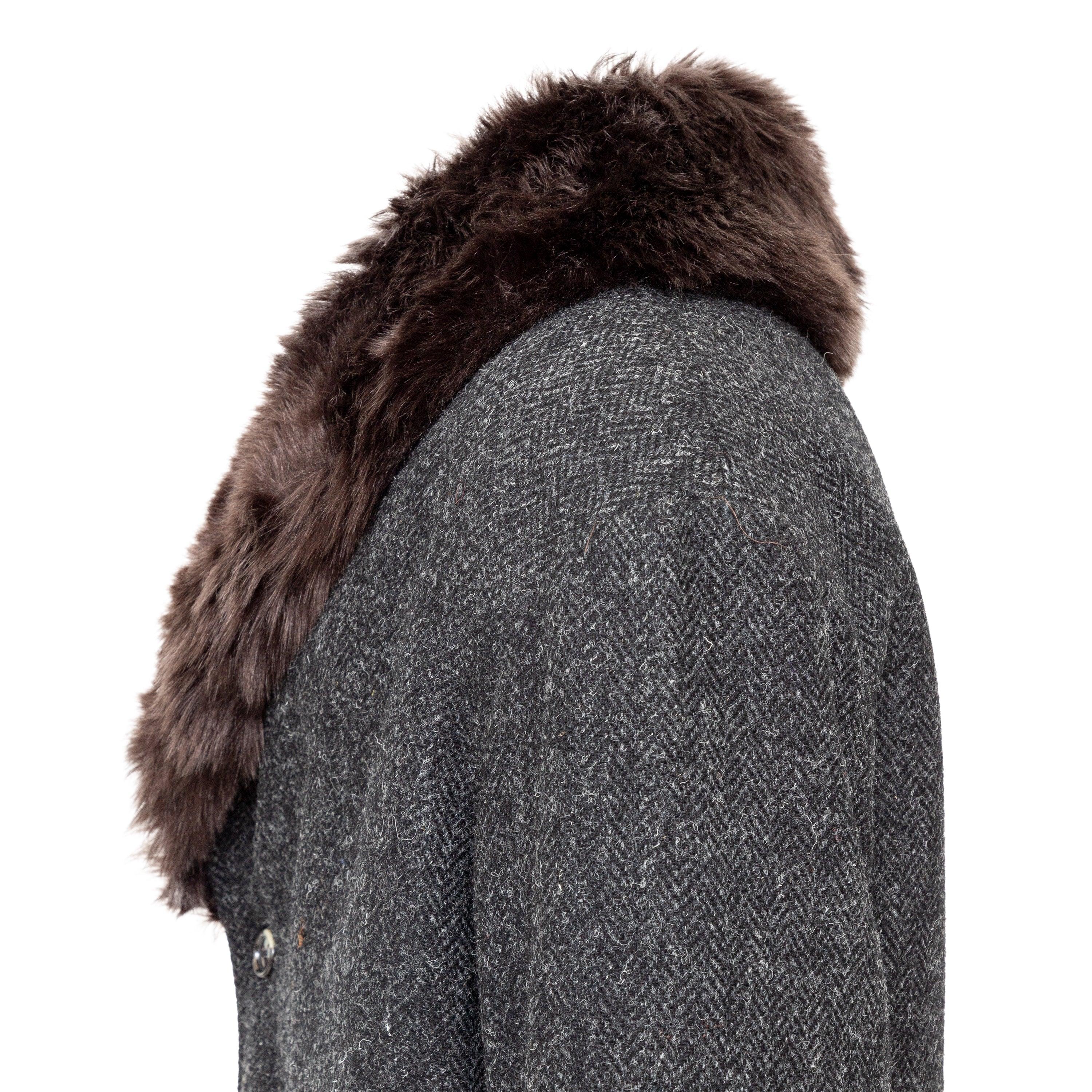 A.P.C. Faux Fur Coat - '20s For Sale 1