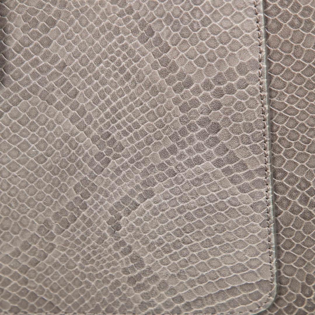  A.P.C. Sac en cuir gris gaufré serpent Pour femmes 