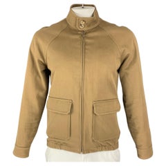 A.P.C. M Size M Khaki Cotton Linen Jacket