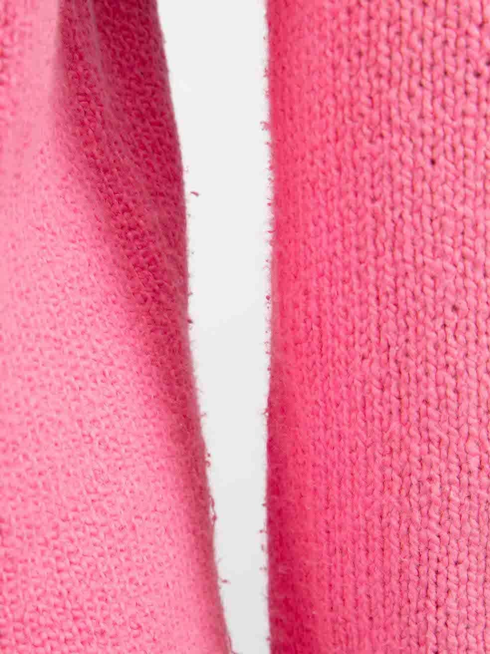 Women's A.P.C. Pink Crew Neck Knit Jumper Size L For Sale