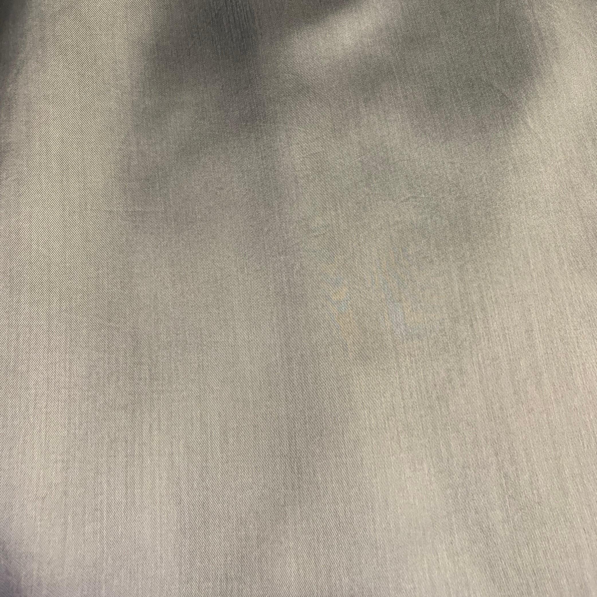 A.P.C. Size M Grey Double Breasted Twill Cape (Cape en sergé à double boutonnage) en vente 1