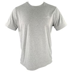 A.P.C. T. Taglia M Grigio Bianco Cotone a girocollo