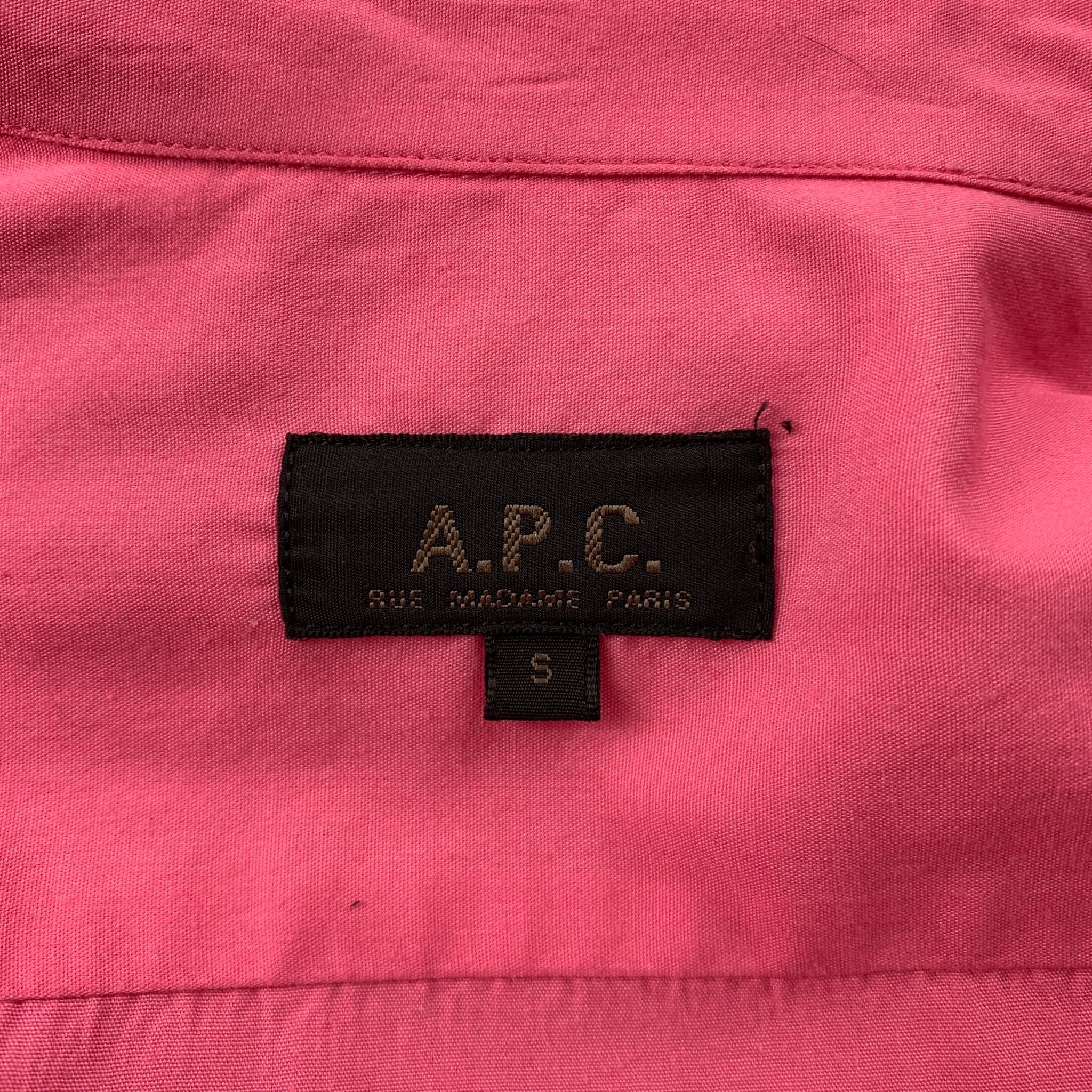 pink polyester shirt