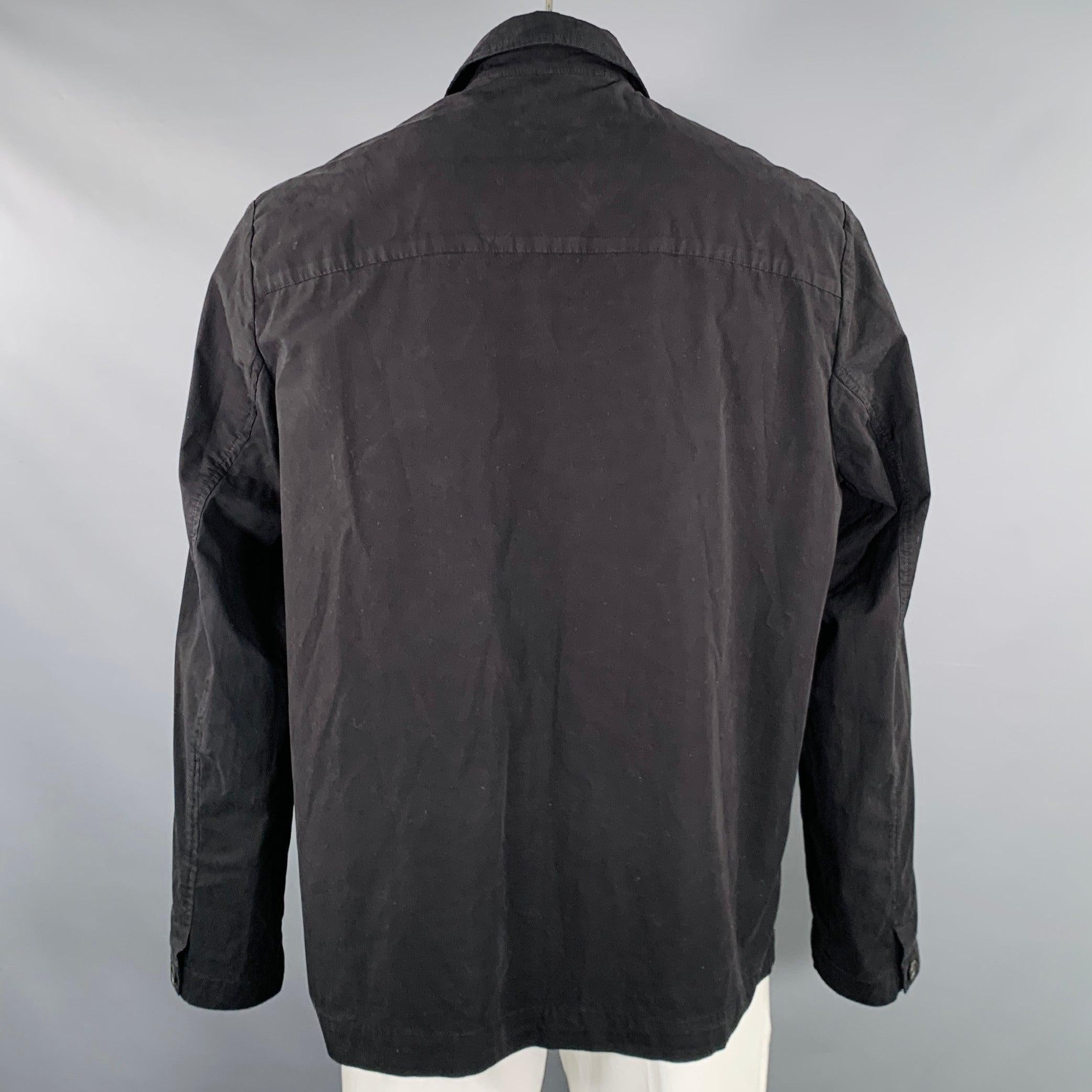 A.P.C. Taglia XL Giacca da Lavoro in Cotone Nero In condizioni ottime in vendita a San Francisco, CA