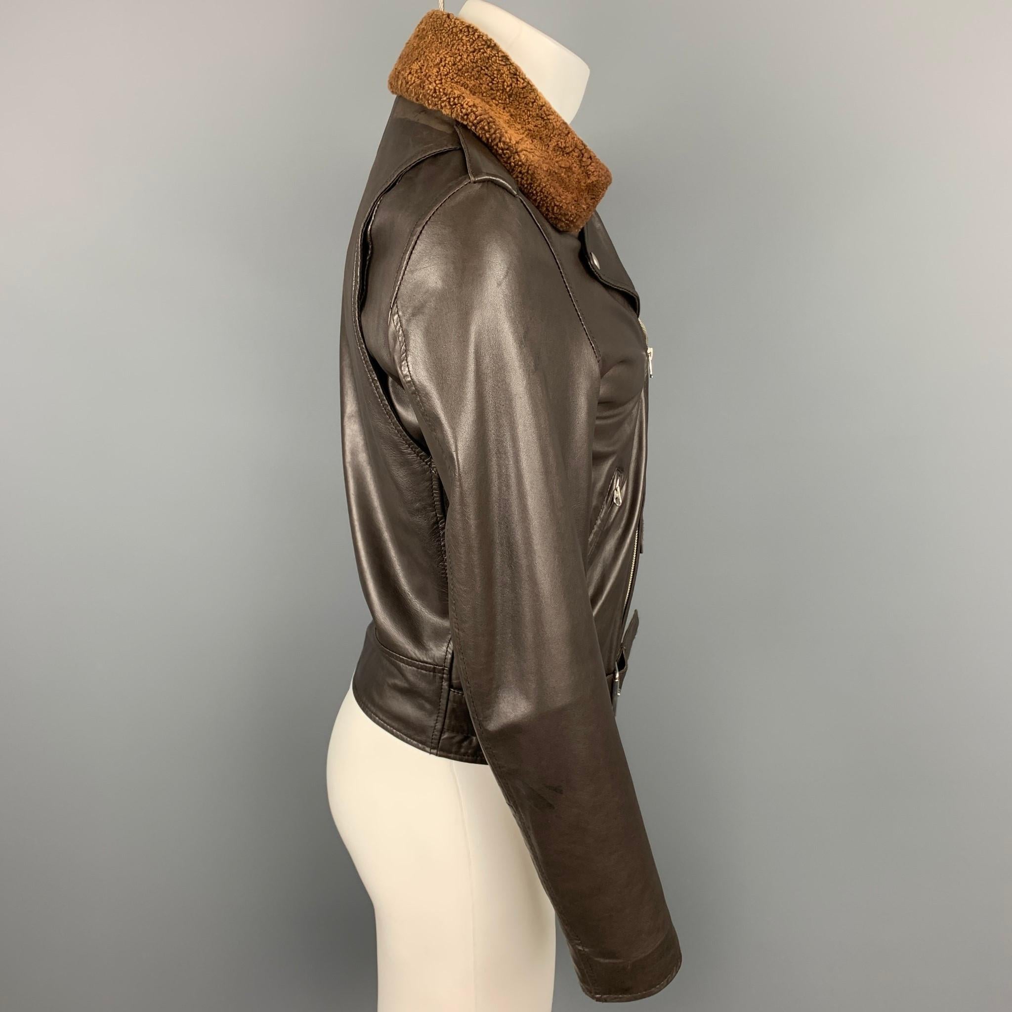 apc leather jacket