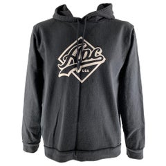 APC Talla XXL Logotipo Carbón Algodón &  Sudadera con capucha de poliéster