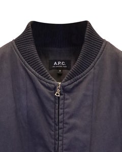 Blouson aviateur « Theo » d'A.P.C. en toile de nylon noire