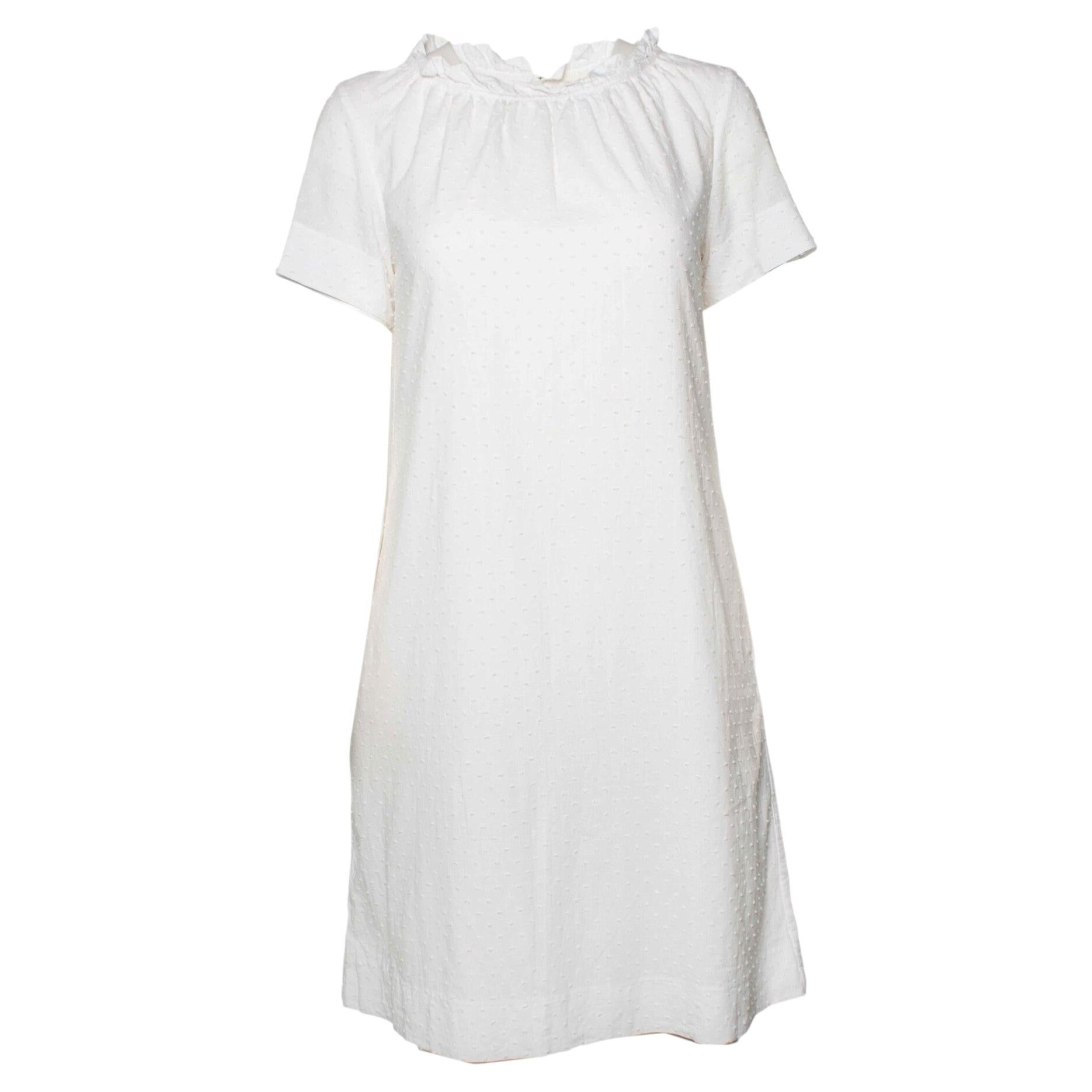 A.P.C., white dotted dress
