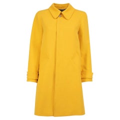 APC Women's Yellow Single Breasted Coat