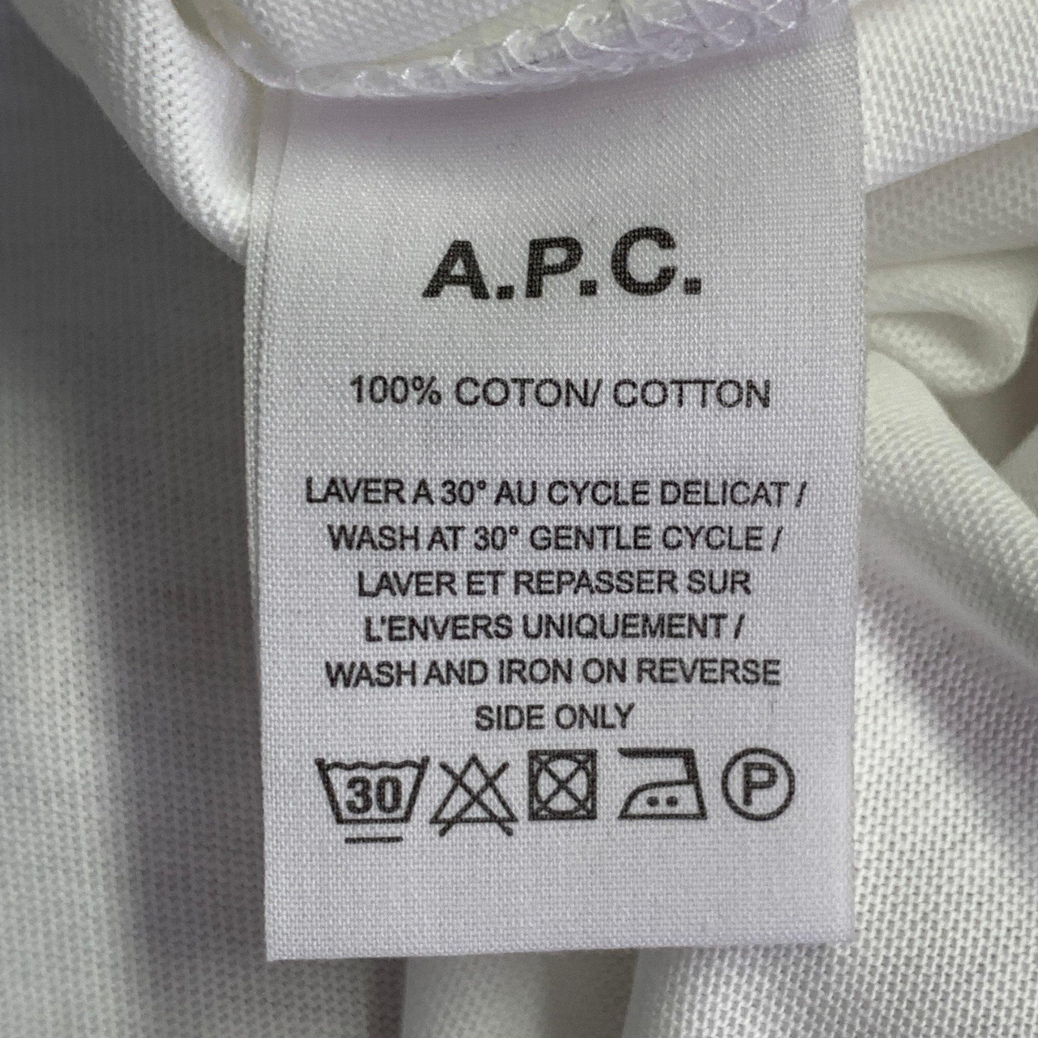 A.P.C. x KID CUDI Größe M Dream On White T-Shirt aus Baumwolle mit Rundhalsausschnitt und Baumwollstickerei 1