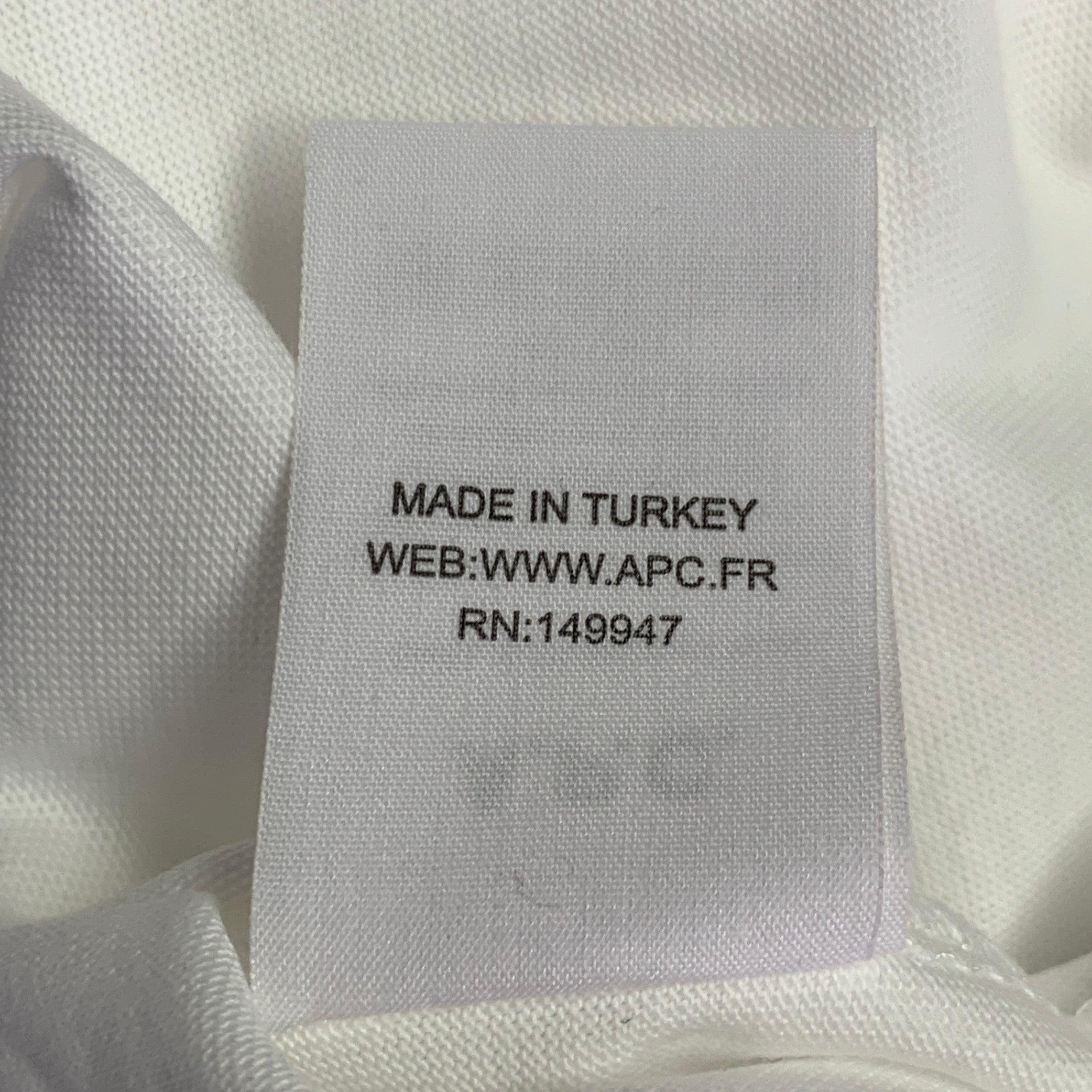 A.P.C. x KID CUDI Größe M Dream On White T-Shirt aus Baumwolle mit Rundhalsausschnitt und Baumwollstickerei 2