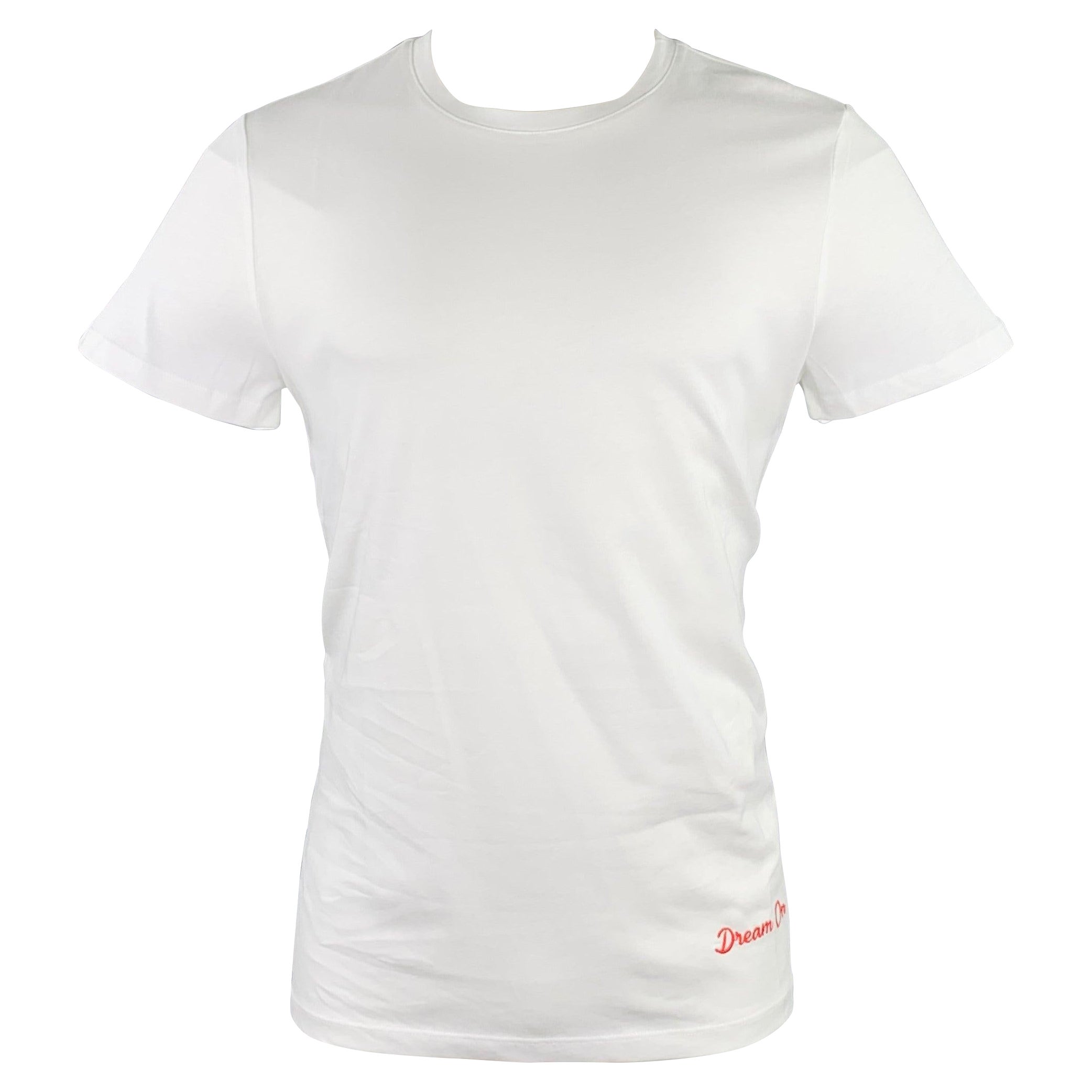 A.P.C. x KID CUDI Size M Dream On White Embroidery Cotton Crew Neck T-shirt