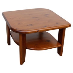 Apeldoorn Style Asymmetric Leaf Like Pine Side or Coffee Table
