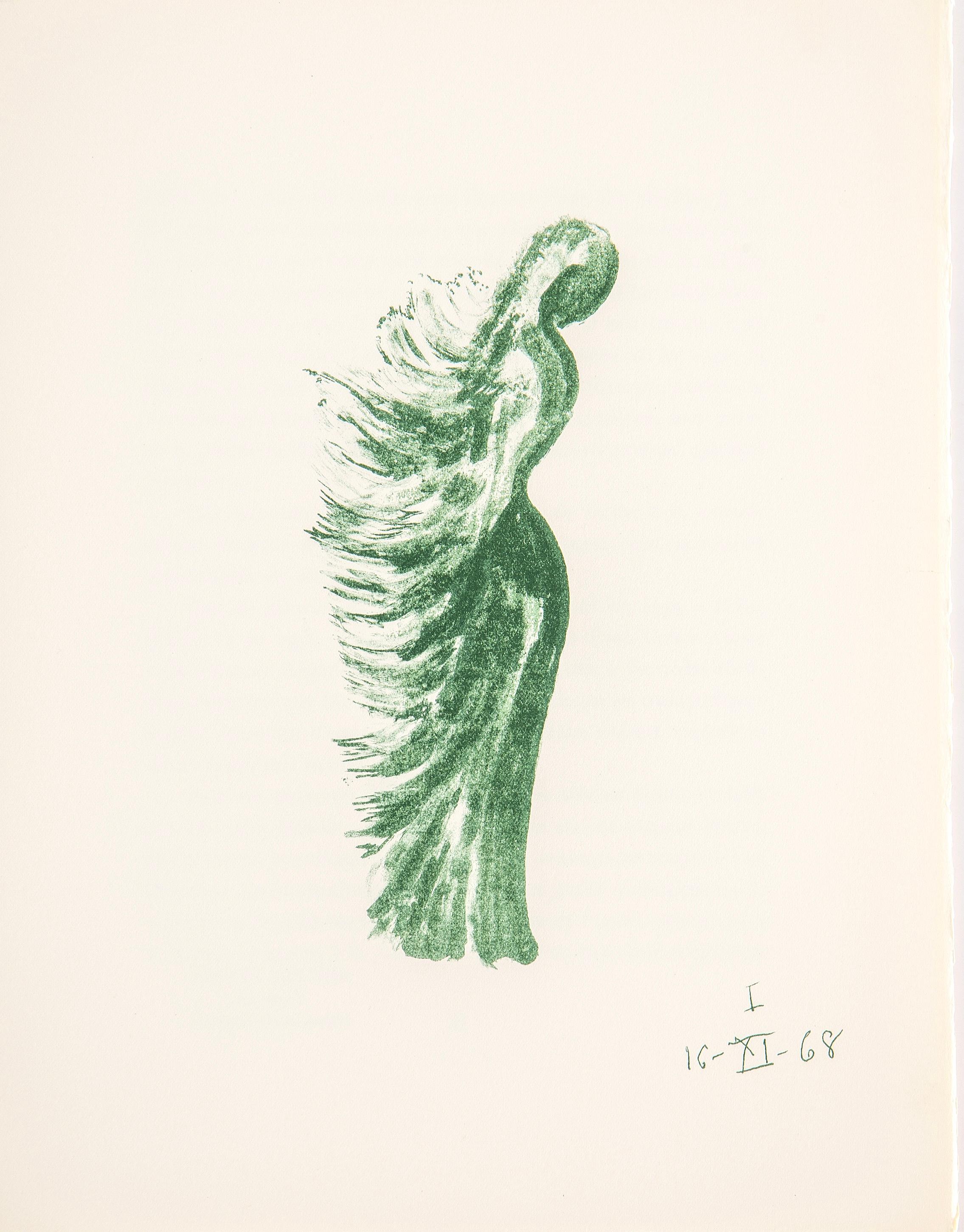 Fenosa, Tramontane, Souvenirs et portraits d'artistes (after) - Beige Landscape Print by Apel.les Fenosa