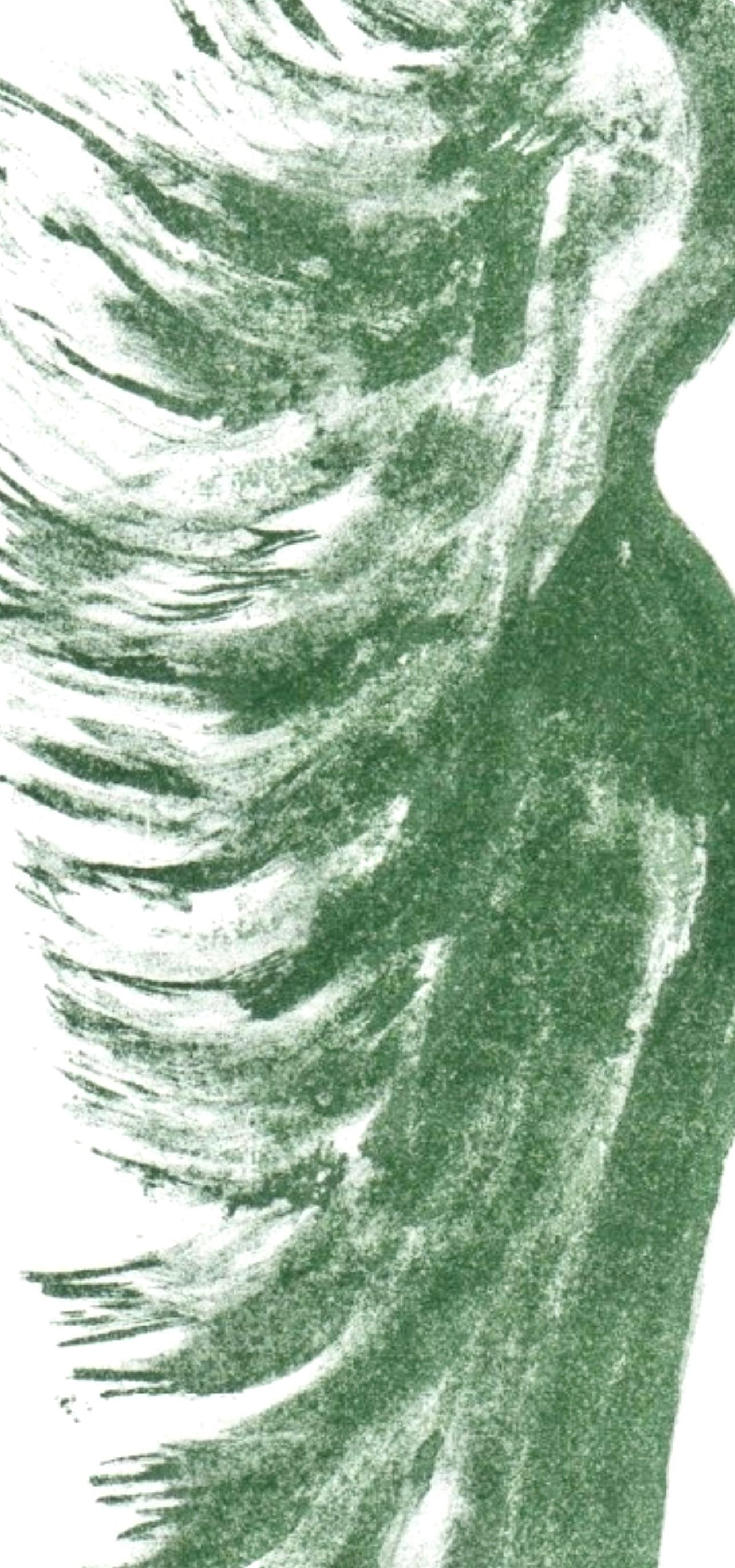 Tramontane, Souvenirs und Künstlerporträts (Grau), Figurative Print, von Apel·les Fenosa