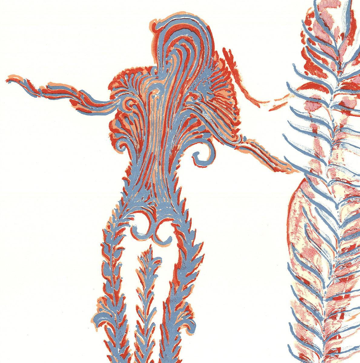 Apel-Les Fenosa 'Senza titolo' 1975- Litografia- Firmato in vendita 2