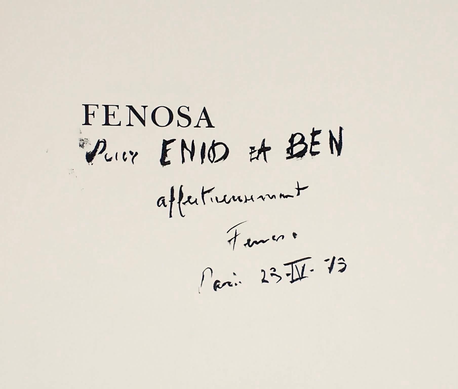 Apeles Fenosa Spanischer Bildhauer Mourlot Lithographie Abstrakt-expressionistische Figuren des Apeles Fenosa im Angebot 5