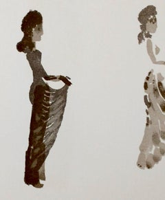 Apeles Fenosa Scultore spagnolo Mourlot Litografia Figure espressioniste astratte