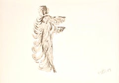 Apeles Fenosa, sculpteur espagnol Mourlot, lithographie - Figures expressionnistes abstraites