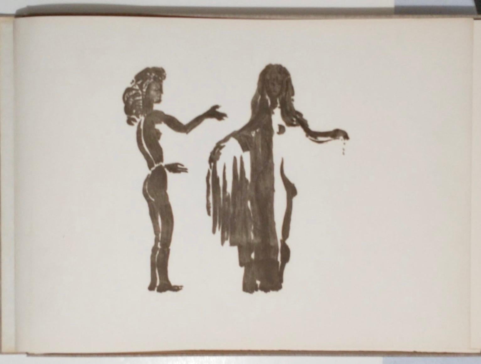 Apeles Fenosa Spanischer Bildhauer Mourlot Lithographie Abstrakt-expressionistische Figuren des Apeles Fenosa (Expressionismus), Print, von Apelles Fenosa