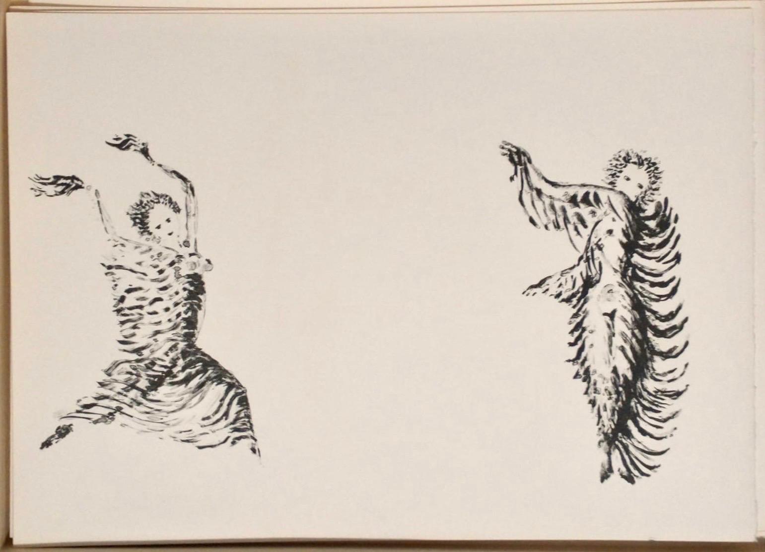 Dies ist eine handsignierte, limitierte Ausgabe (Auflage 125)  Folio- oder Ganzseitenlithographien, einige mit einem Gedicht auf der Rückseite. Die einzelnen Blätter sind weder signiert noch nummeriert. Dieses Angebot bezieht sich nur auf das eine