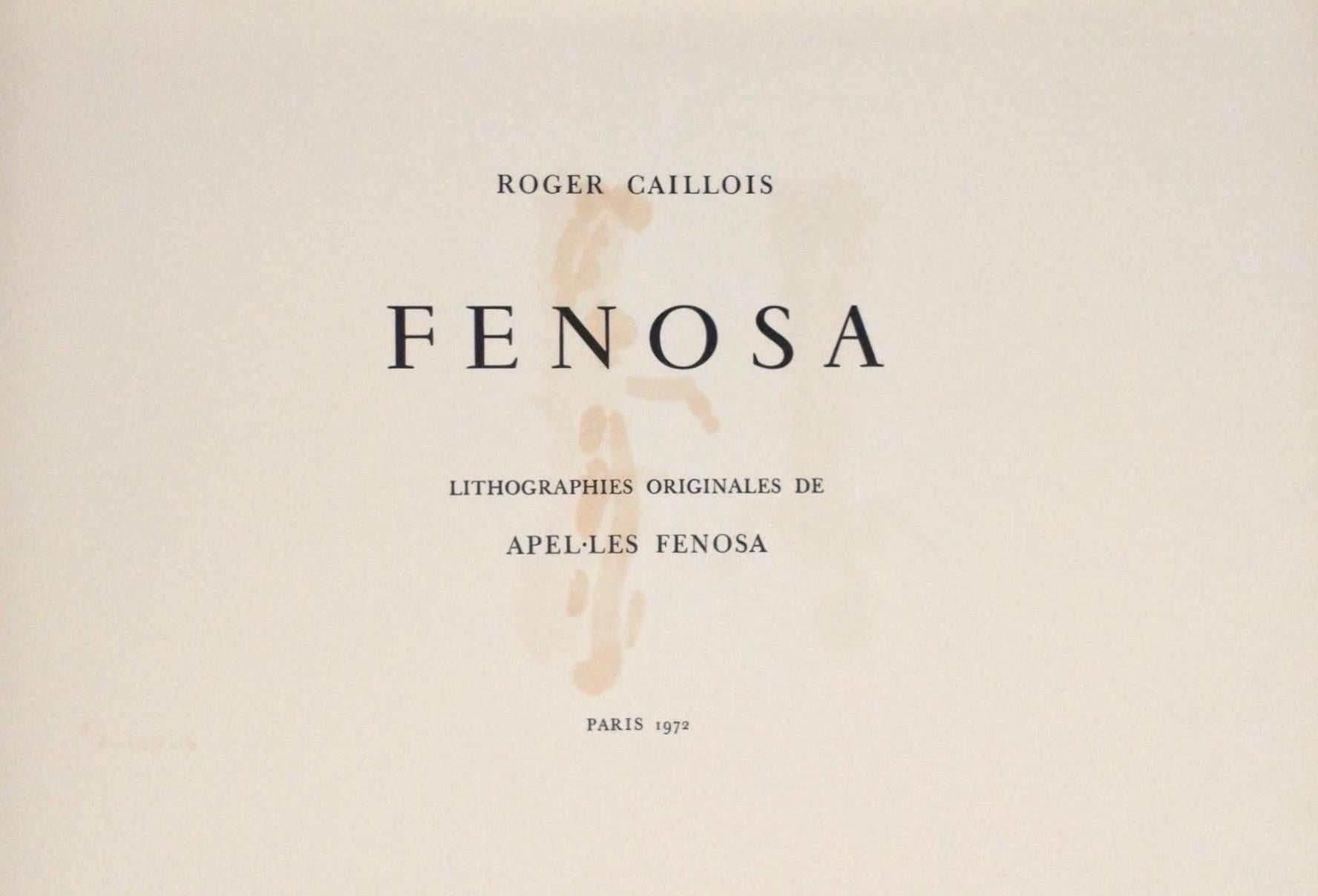 Apeles Fenosa Spanischer Bildhauer Mourlot Lithographie Abstrakt-expressionistische Figuren des Apeles Fenosa im Angebot 3