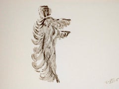 Apeles Fenosa Spanish Sculptor Mourlot Lithograph Abstract Expressionist Figures