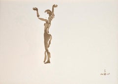 Apeles Fenosa, sculpteur espagnol Mourlot, lithographie - Figures expressionnistes abstraites