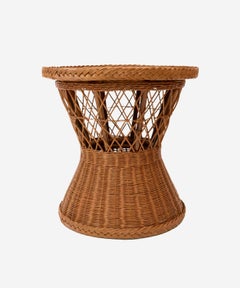 Aperitivo Rattan Side Table  Sharland England by Louise Roe