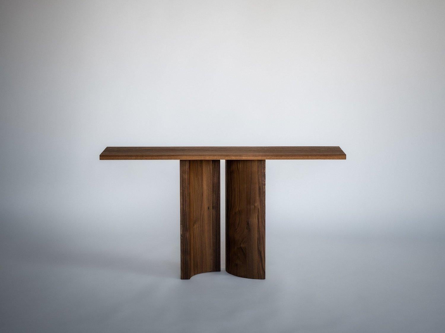 Postmoderne Aperta C1 100 Table console en noyer américain par Mokko Amsterdam en vente