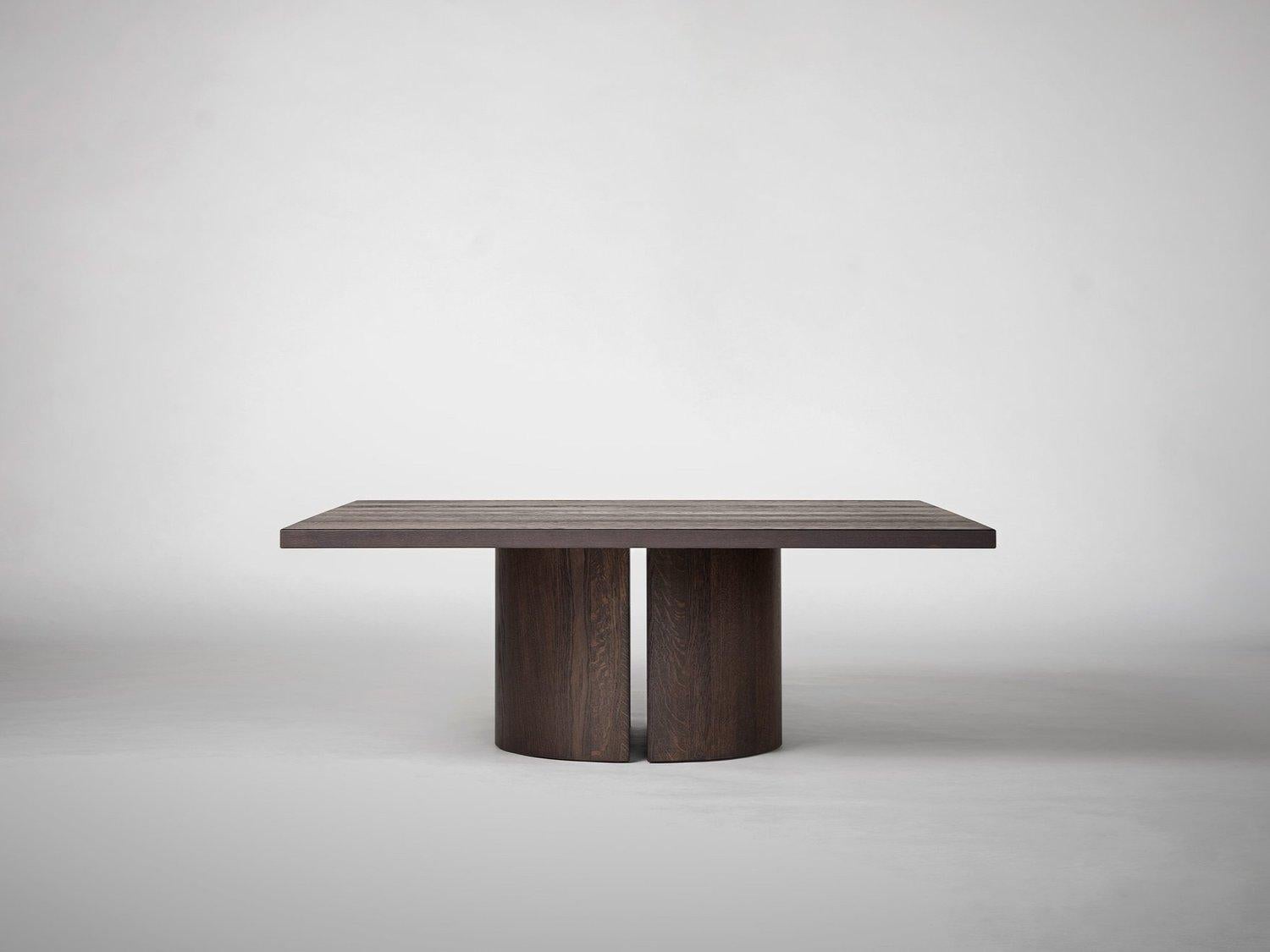 Néerlandais Aperta C1 120 Table basse carrée en noyer américain par Mokko Amsterdam en vente
