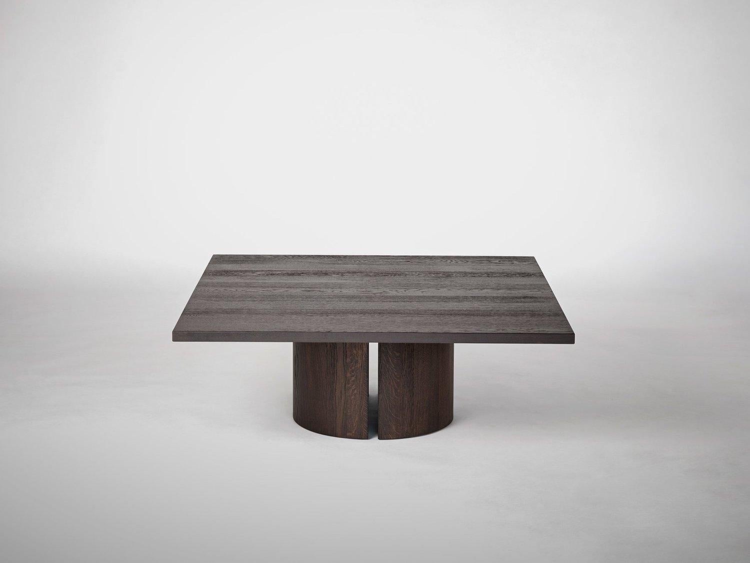 Aperta C1 120 Table basse carrée en noyer américain par Mokko Amsterdam Neuf - En vente à Geneve, CH