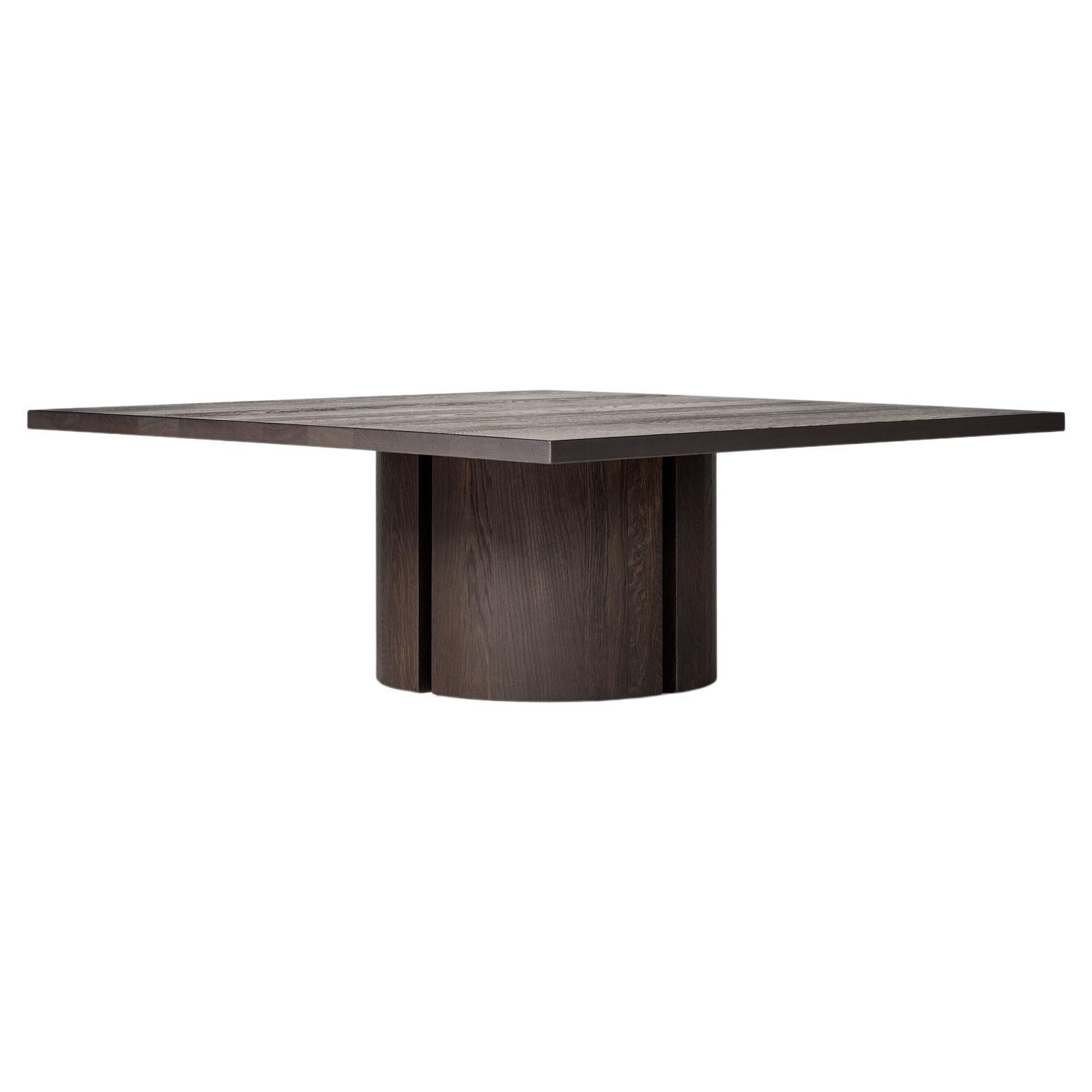 Aperta C1 120 Oak Square Coffee Table by Mokko Amsterdam