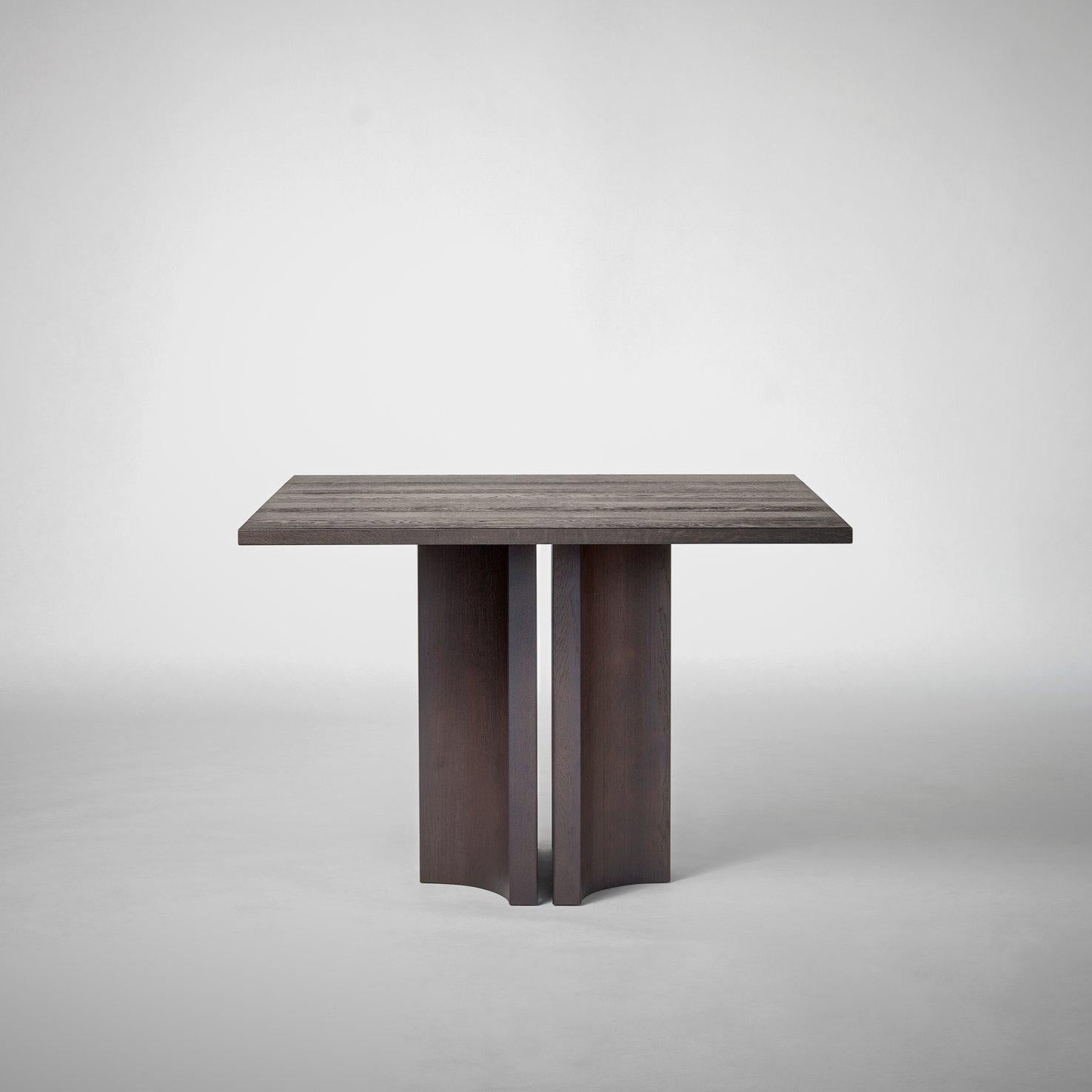 Aperta C1 120 American Walnut Square Dining Table by Mokko Amsterdam
Dimensions: D 120 x W 120 x H 75 cm. 
Materials: American walnut.

Available in different material options and dimensions. Designed by Aad Bos and crafted in the Netherlands.