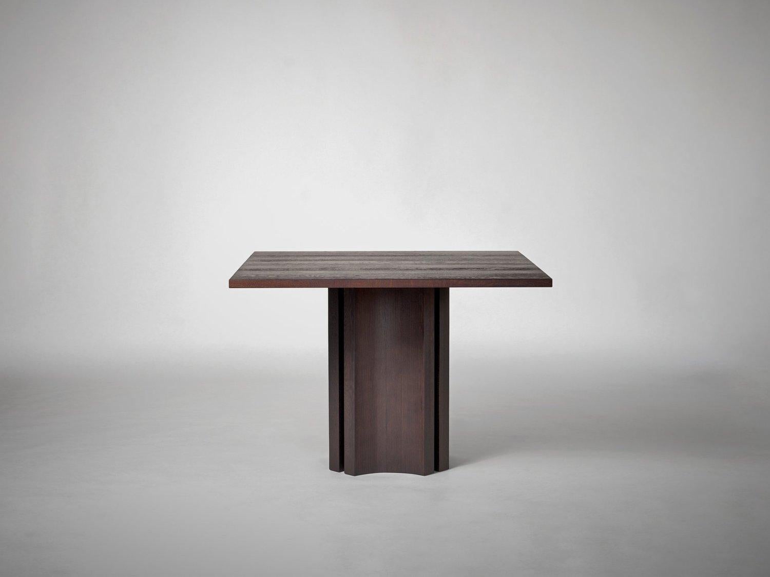 Other Aperta C1 120 American Walnut Square Dining Table by Mokko Amsterdam For Sale