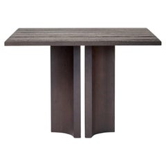 Aperta C1 120 Table de salle à manger carrée en noyer américain par Mokko Amsterdam