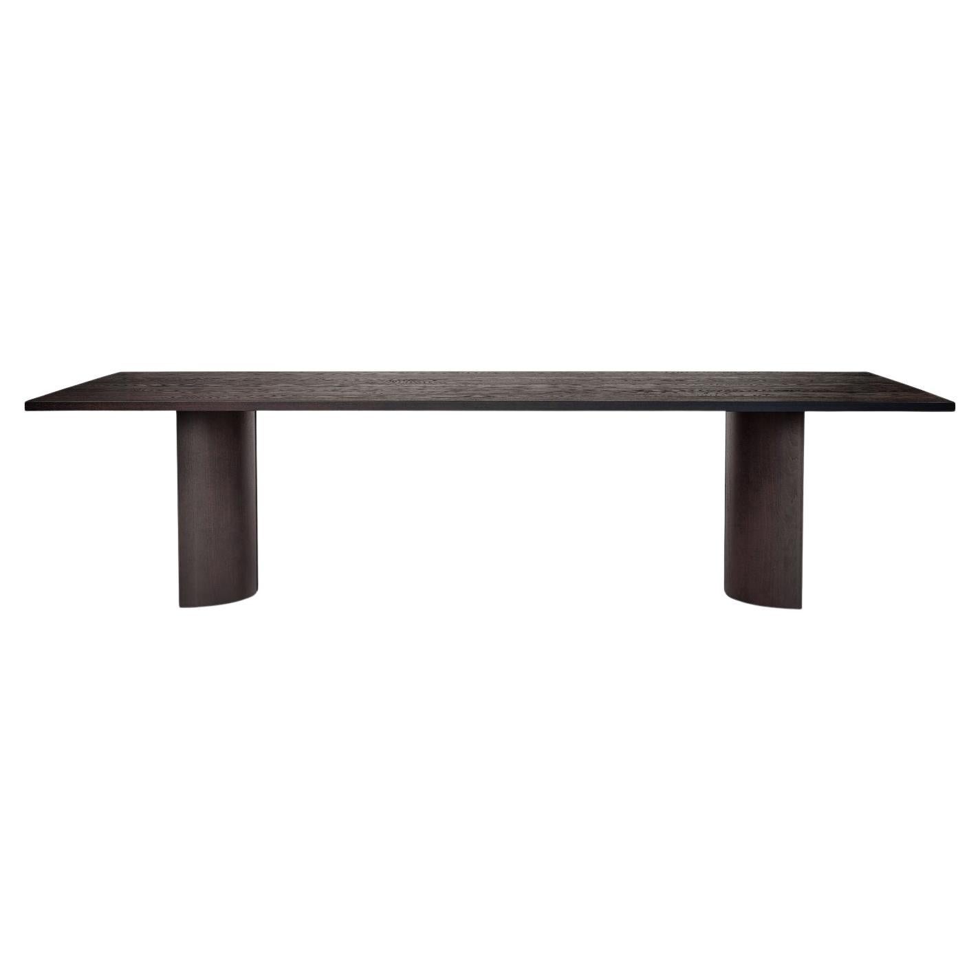 Aperta C1 280 Table de salle à manger rectangulaire en noyer américain par Mokko Amsterdam