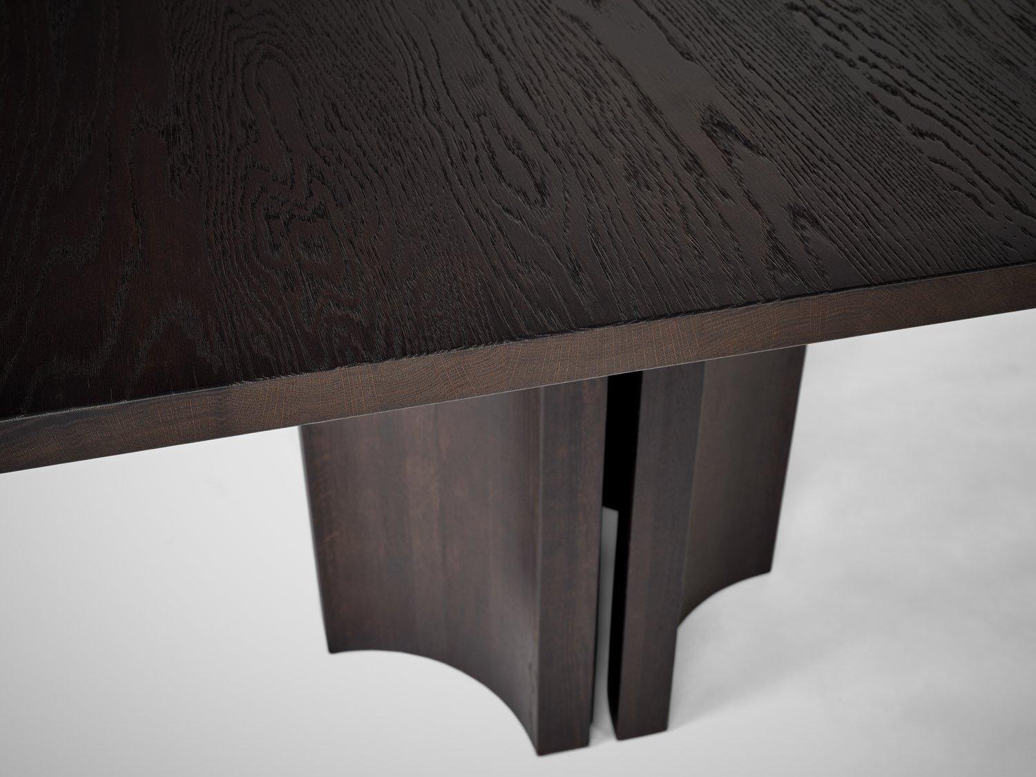 Néerlandais Aperta C1 DB 280 Table de salle à manger rectangulaire en noyer américain par Mokko Amsterdam en vente