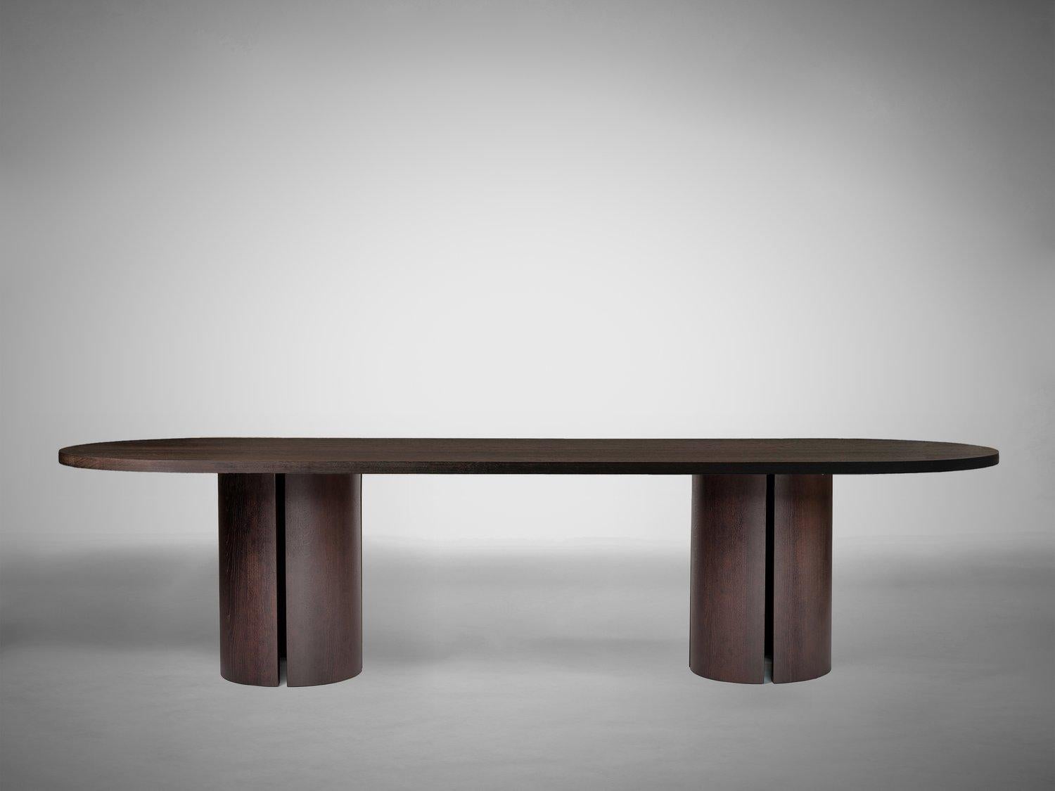 Aperta C1 DB 280 Table de salle à manger rectangulaire en noyer américain par Mokko Amsterdam Neuf - En vente à Geneve, CH