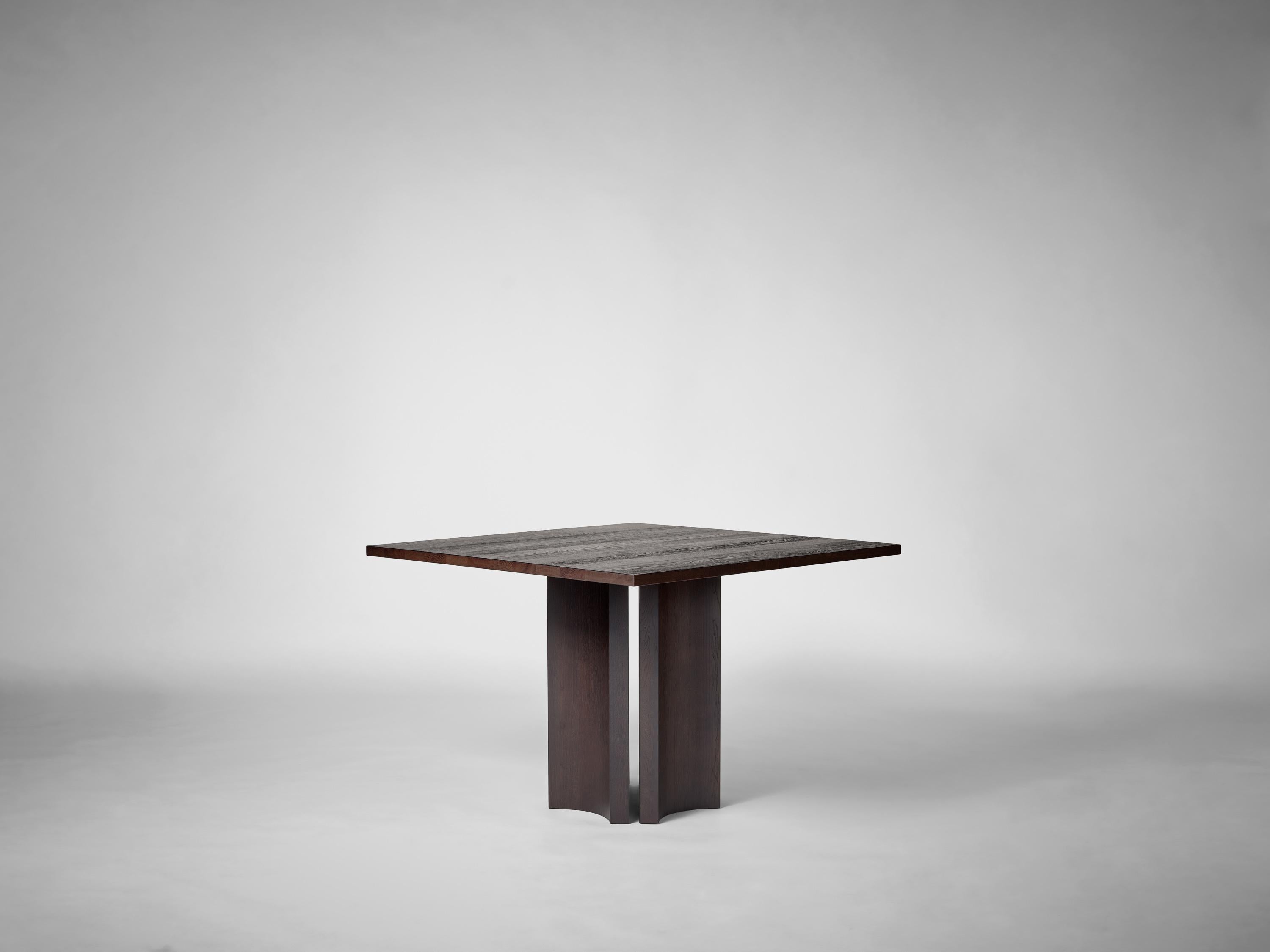 Aperta C2 120 Oak Square Dining Table by Mokko Amsterdam Posmoderno en venta