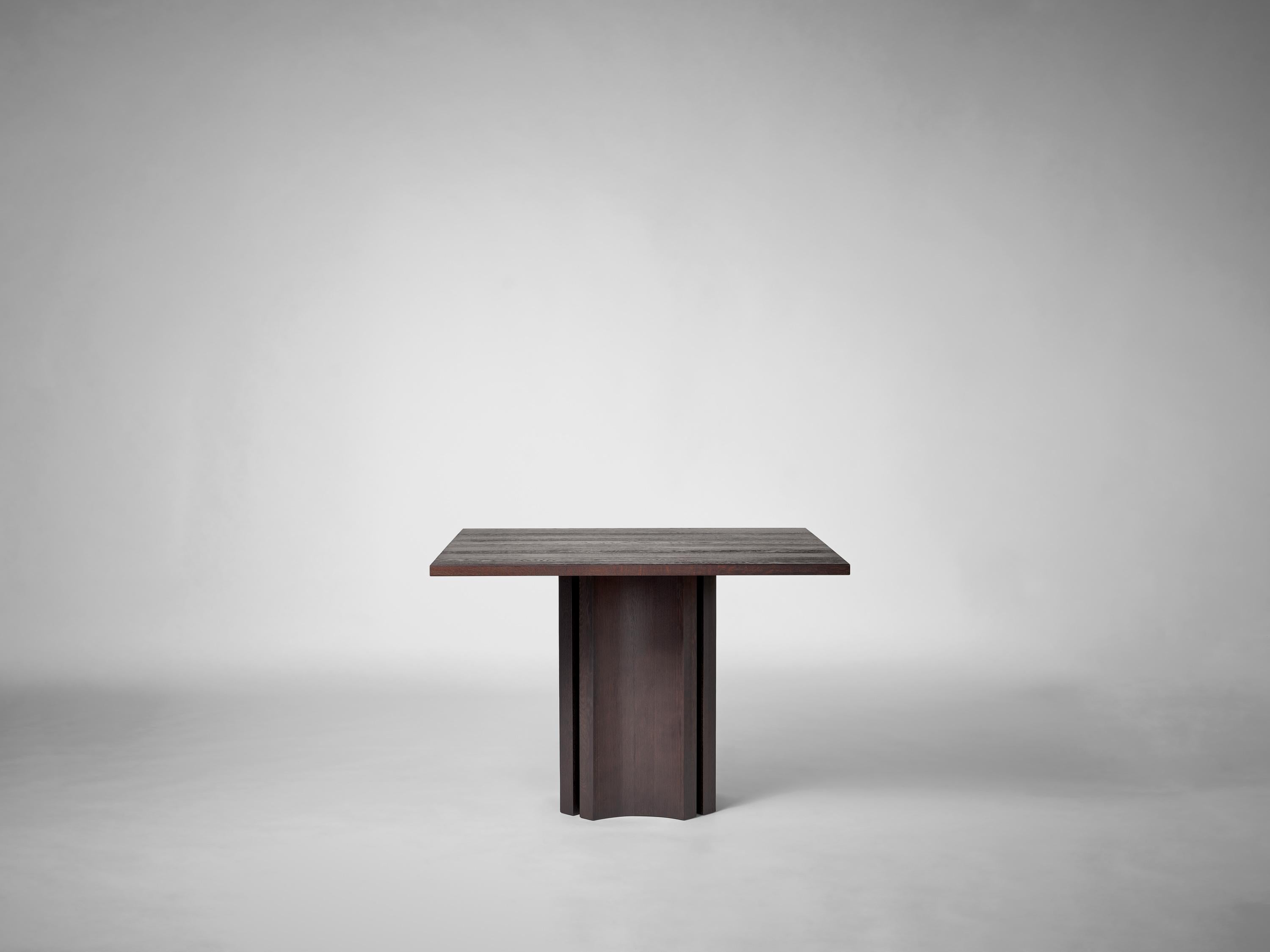 Aperta C2 120 Oak Square Dining Table by Mokko Amsterdam Holandés en venta