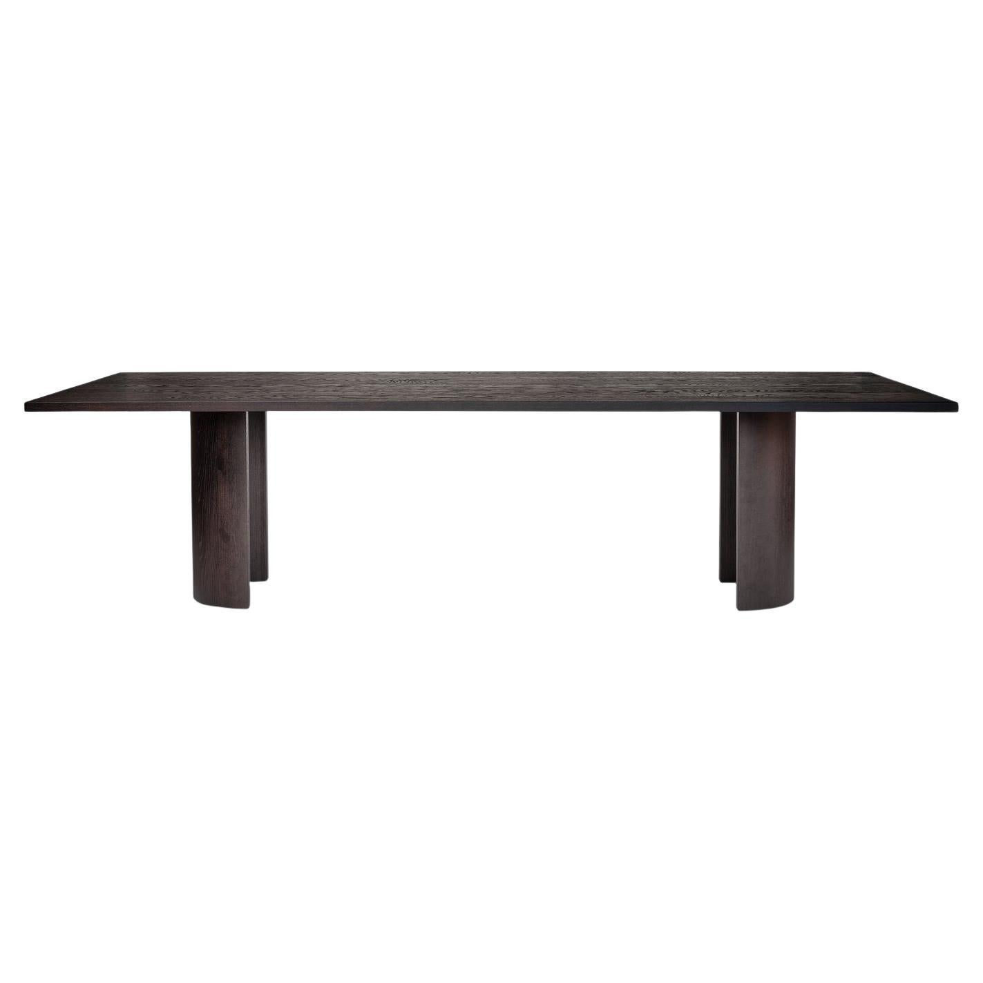 Aperta C2 280 Table de salle à manger rectangulaire en noyer américain par Mokko Amsterdam