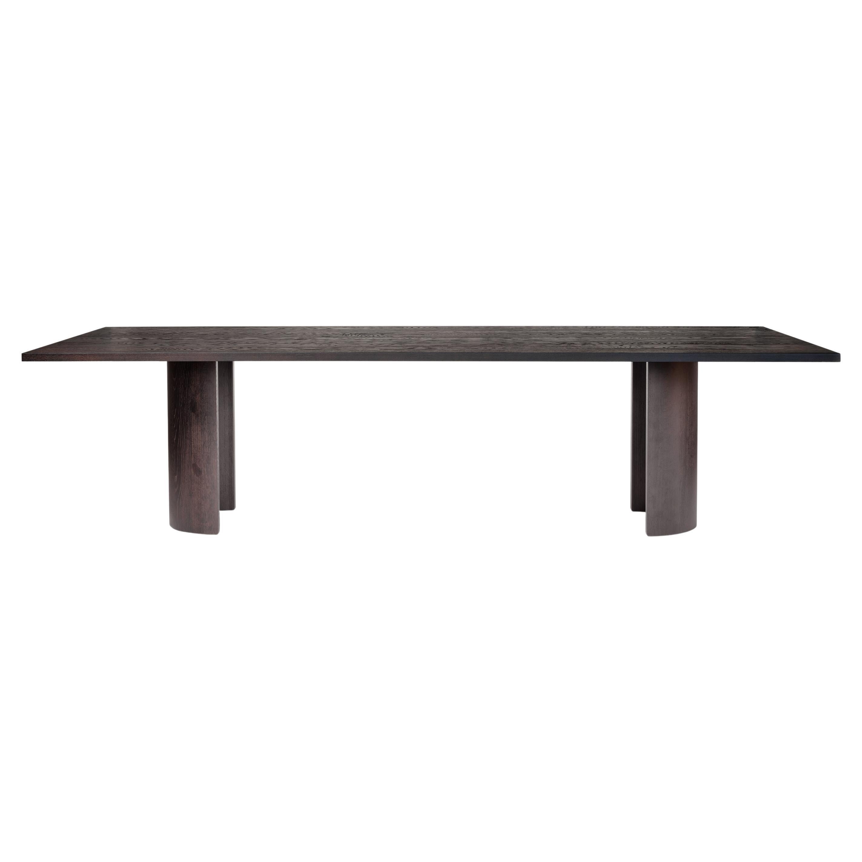 Aperta C2 280 American Walnut Rectangular Dining Table by Mokko Amsterdam