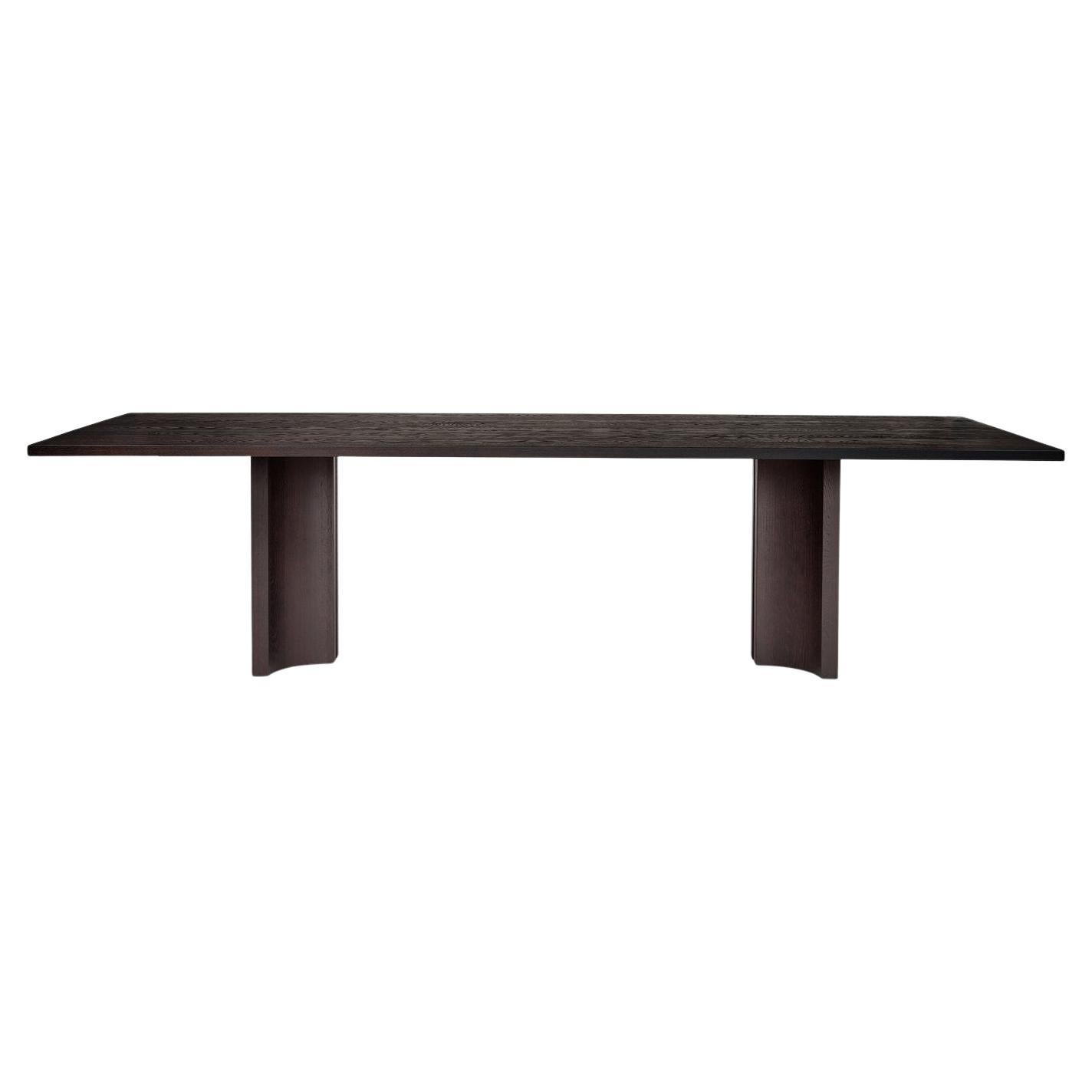 Aperta C3 280 Table de salle à manger rectangulaire en noyer américain par Mokko Amsterdam